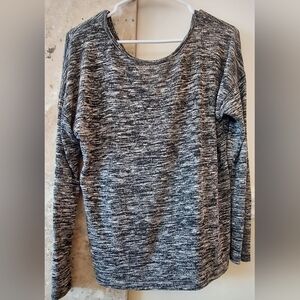 Blue Rain Heather Gray light weight sweater